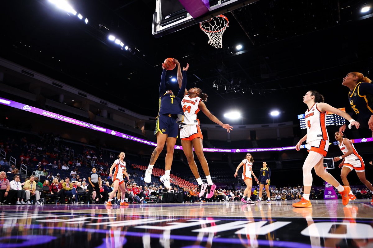 Spalding's tweet image. What do two double-doubles and a record breaking number of season steals have in common? They’re all things that happened in the first two rounds of the 2026 @accwbb Tournament 🤯🔥

Bring on the quarterfinals!

#Spalding #AlwaysBuilding