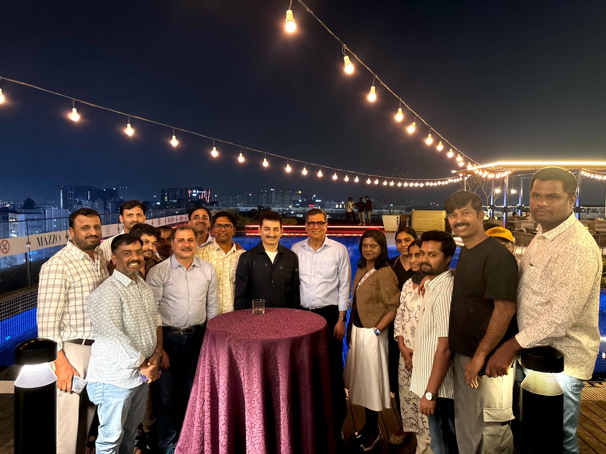 Infovity's tweet photo. #TeamInfovity
Last night the #Infovity India team came together for a wonderful #evening of great food, conversations &amp; plenty of laughter🥳Moments like these remind us that strong teams are built not just through the work we do but through the connections we build along the way! https://t.co/1QX6Gn3y0V