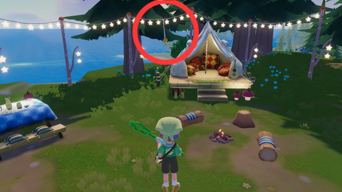 blueisoda's tweet photo. Another spot. You can find them hanging behind all tents. https://t.co/hELQuZcwcm