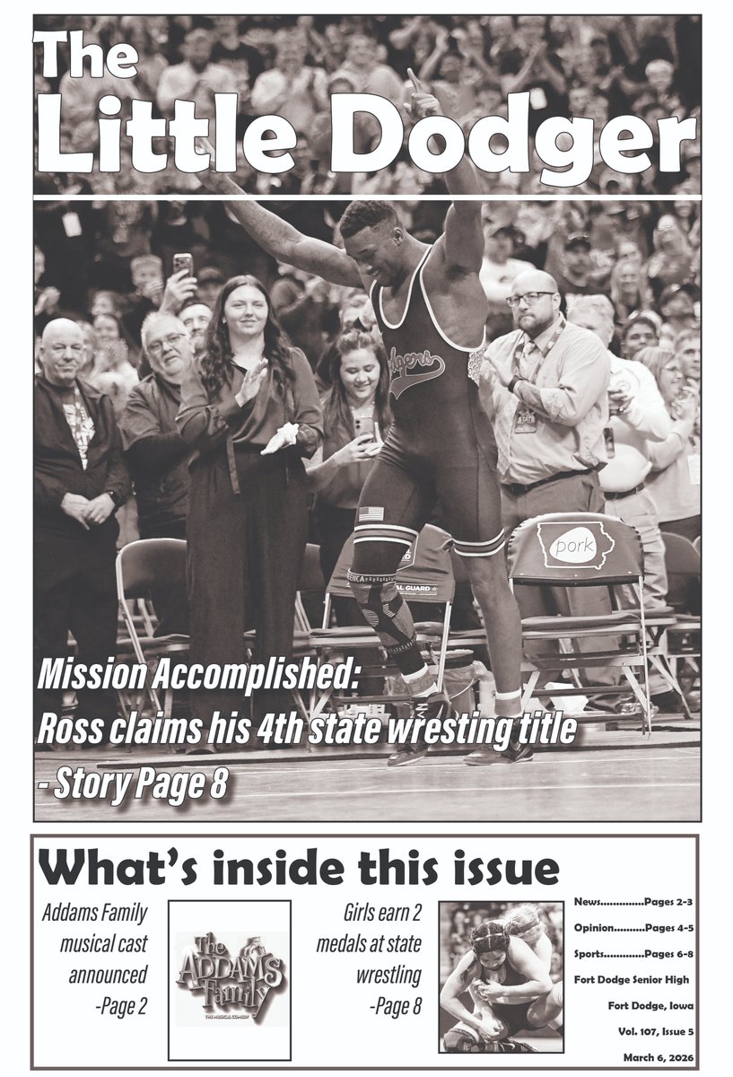 Kick off your spring break in style. Grab the latest issue of the Little Dodger. It's in the news stands now. Have a great break, Dodgers.