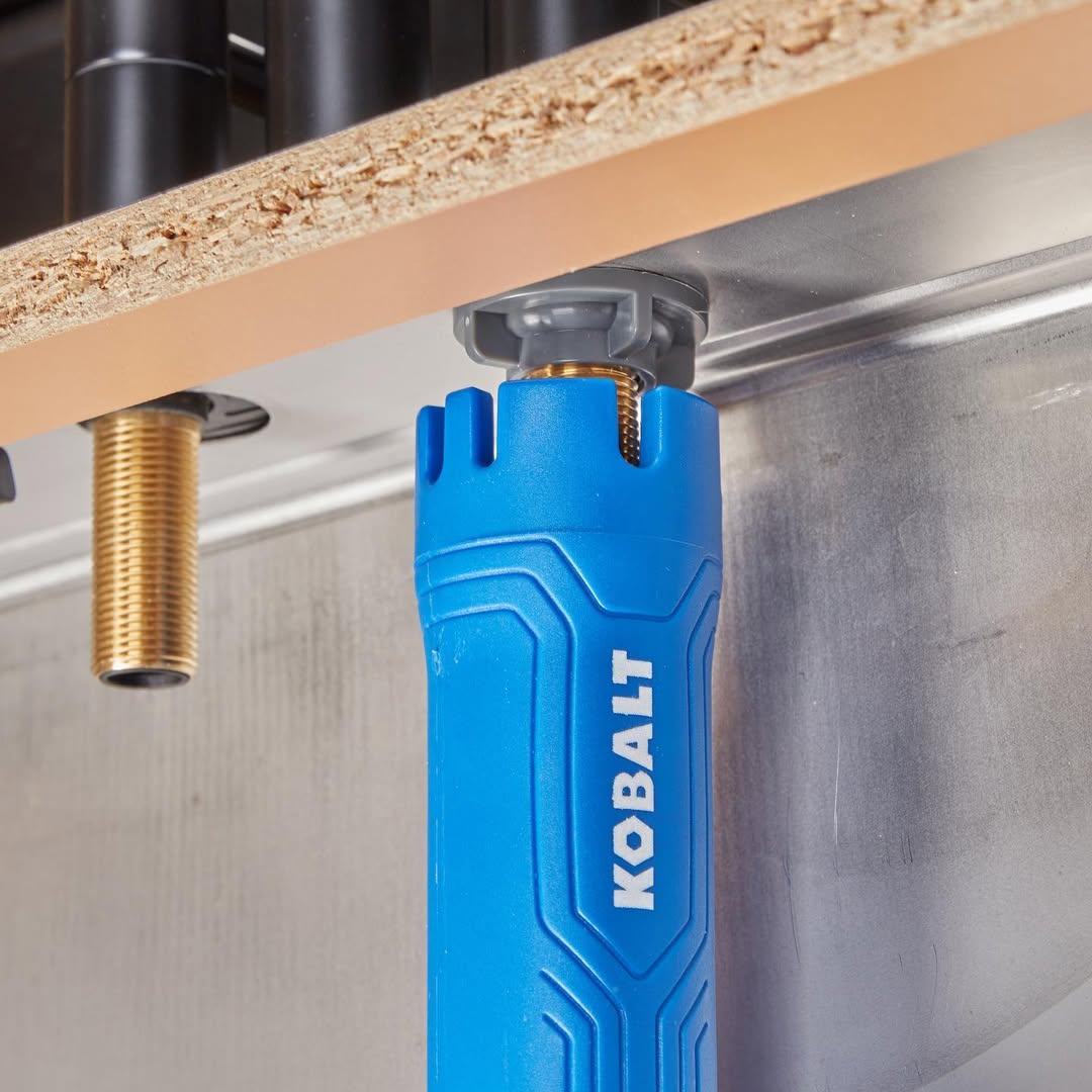 kobalttoolsusa's tweet photo. Say hello to the tool you never knew you needed! The Kobalt Faucet Change-Out tool allows you to work faster and more efficiently. https://t.co/63j1LcJWSU