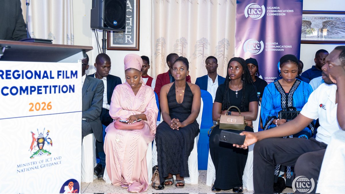 ConsumerUCC's tweet photo. HAPPENING NOW!
The RFC is on now at Hursey Hotel Soroti City.
Representing the Executtive Director, Director of Engineering & Infrastructure, Eng. Alfred Bogere officiated the award ceremony.
In his remarks, he noted that as the industry grows, so must our standards. Good storytelling must be matched with respect for intellectual property, professional contracts between producers and actors, responsible portrayal of sensitive issues, and compliance with national content standards. He added that professionalism is what will attract investors. 
#RFC2026
#GoldenPosts 

@UCC_Official
@bbossa 
@MoICT_Ug 
@UgandaFilm