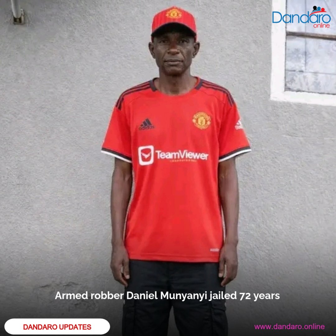 DandaroOnline's tweet photo. #dandaroupdates Convicted on six counts of armed robbery, Munyanyi will serve an effective 62 years after 10 were suspended by Masvingo regional magistrate Innocent Bepura. 

This comes days after he allegedly shot and killed two detectives in Zaka.

Follow Our WhatsApp Channel:
https://t.co/cYTwWjSLzD