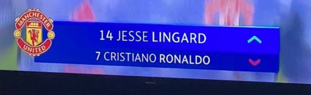 histórico quando acontecer 

🔼 Pedro Raul
🔽 Jesse Lingard