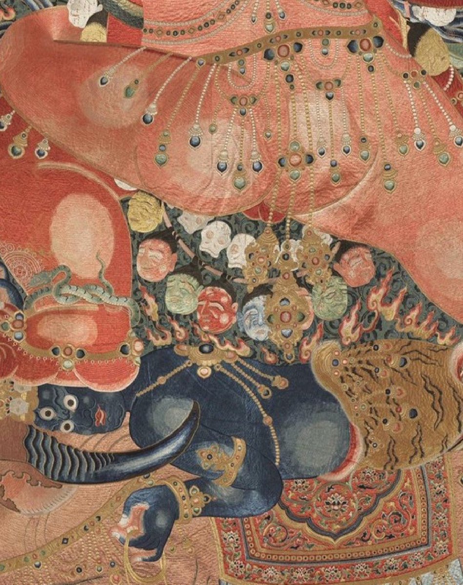 Embroidered of Rakta Yamari Yongle emperor periond Ming Dynasty 永乐御制红阎摩 ...