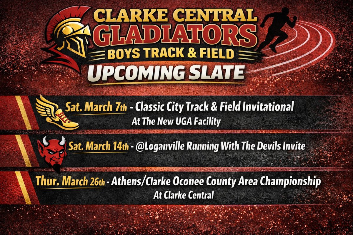 Clarke Central Boys' Track & Field tweet media