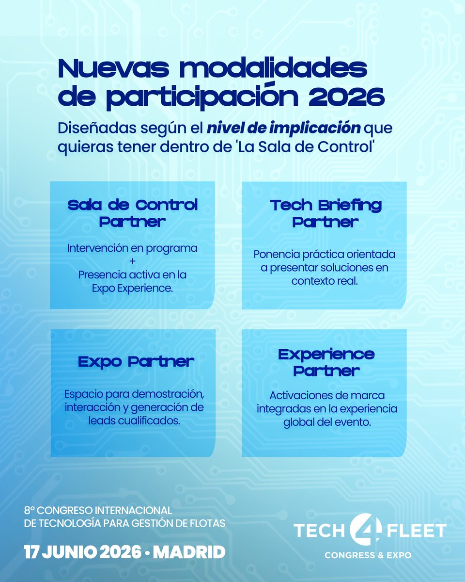 Tech4Fleet | Sala de Control tweet media