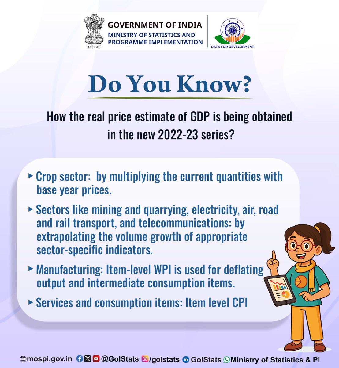 Ministry of Statistics & Programme Implementation tweet media