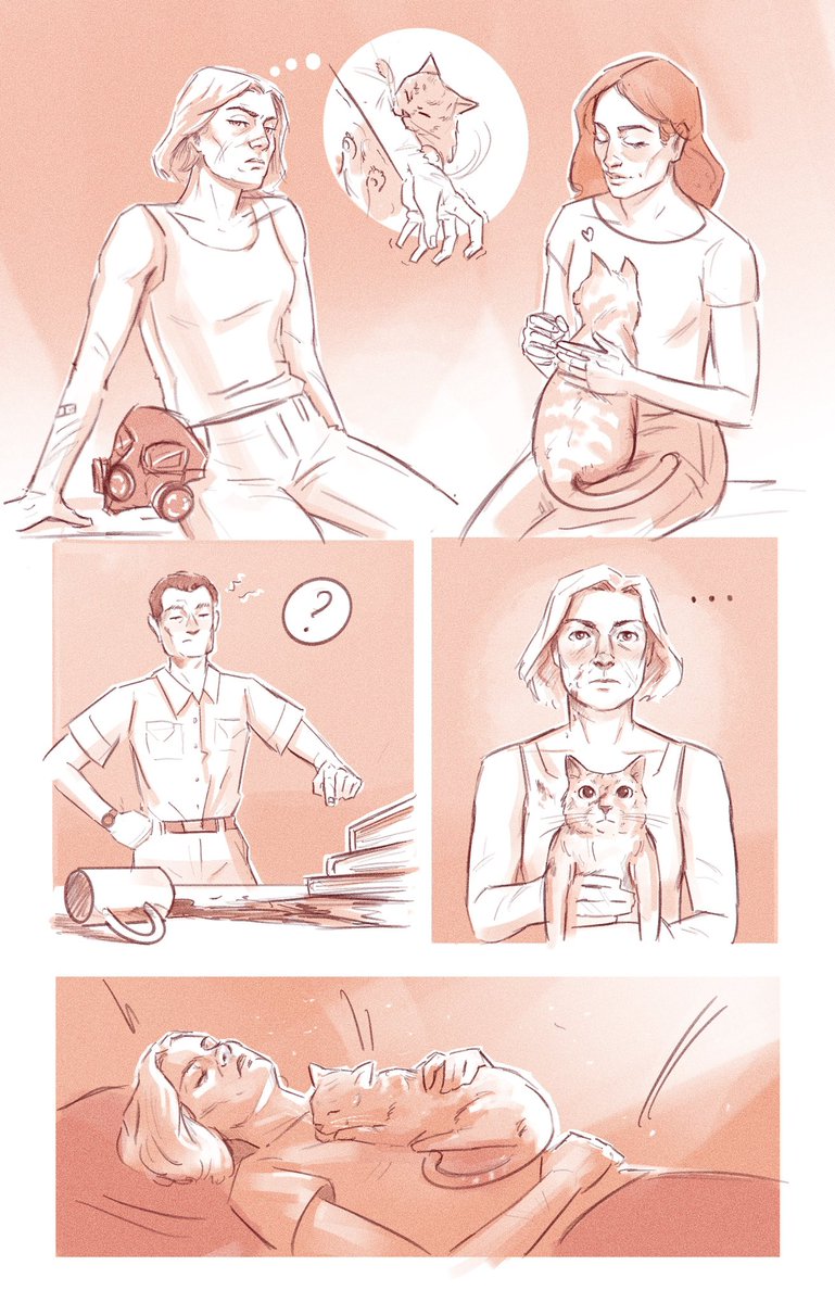 esi_frog's tweet image. The Hive gives Carol a taste of her own medicine (orange cat behavior). Manousos goes along with it #PLURIBUS