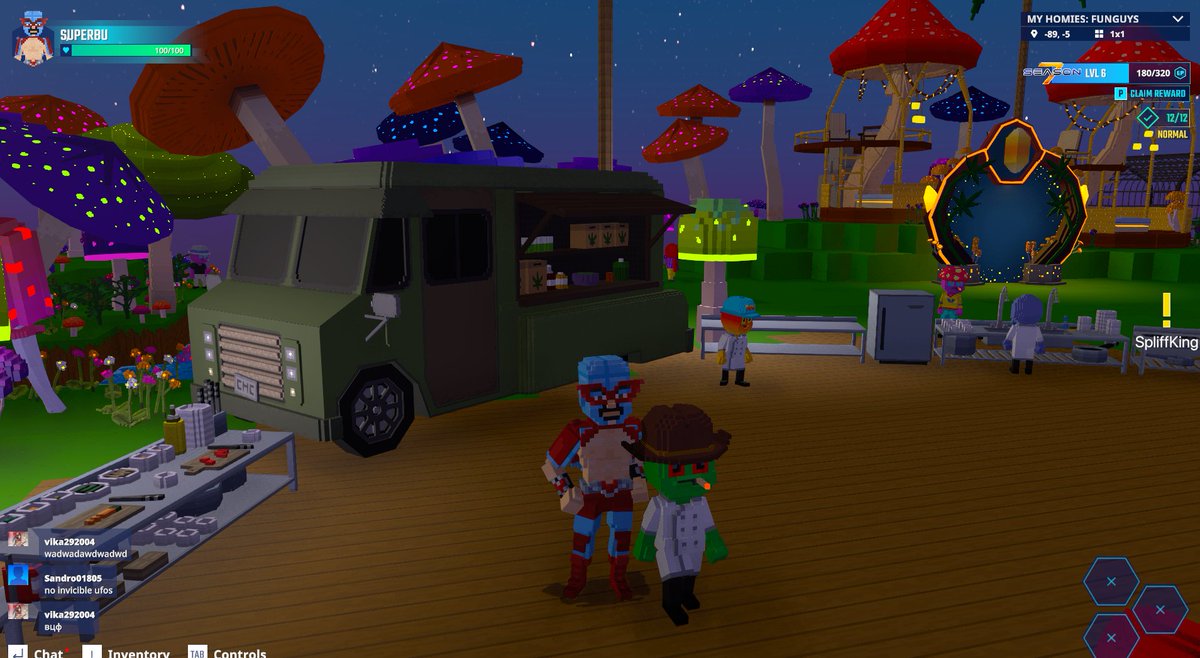 Lunch break at the food truck in The Sandbox Season 7. What’s on the menu? <a href="/TheSandboxGame/">The Sandbox</a>  tsbga.me/TheSandbox #Season7