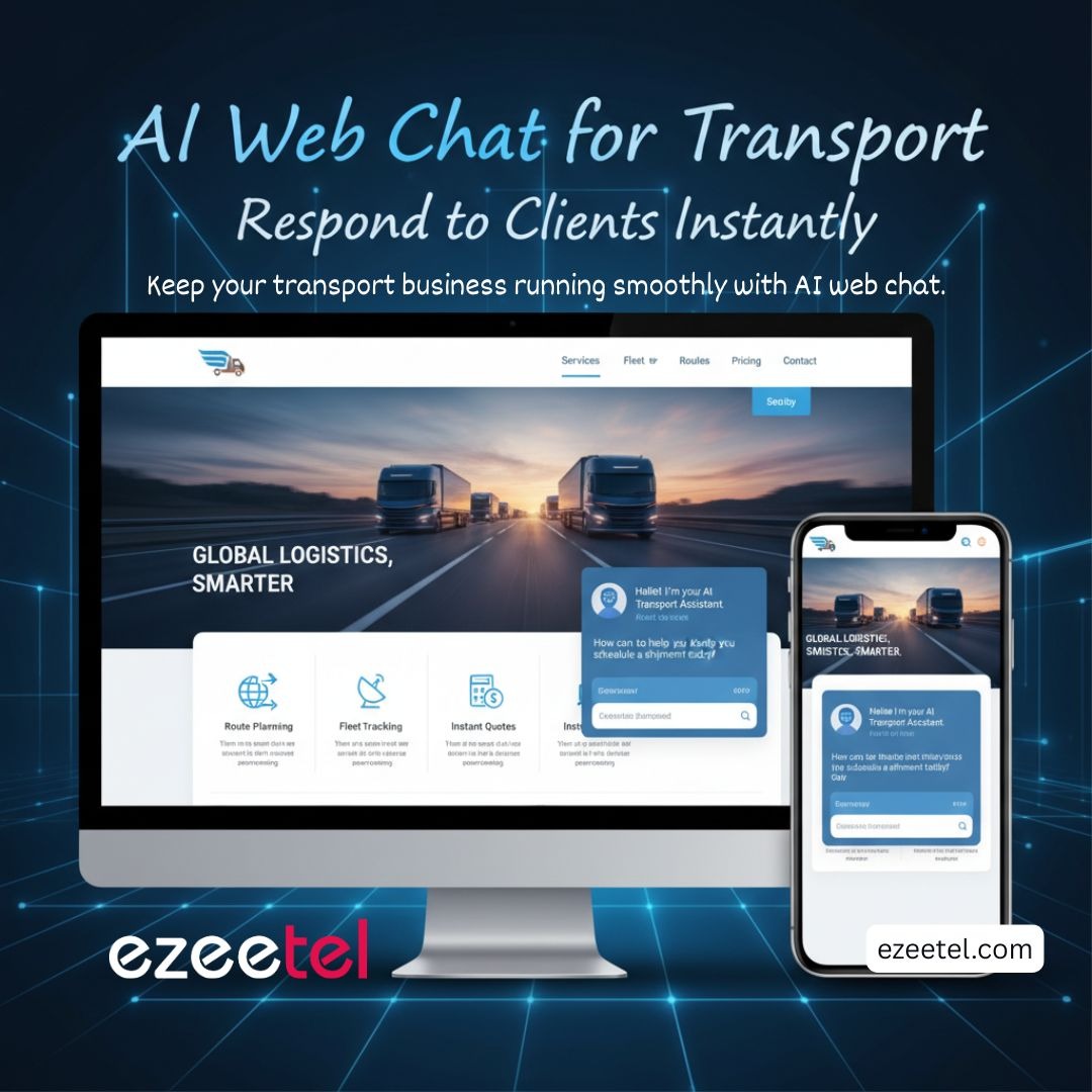 ezeetel_info's tweet photo. Ezeetel AI Web Chat books shipments and answers client queries instantly, keeping operations seamless.

📧 info@ezeetel.com
📞 +1 855 299 2231
🌐 https://t.co/ixiFnpwsD0

#LogisticsTech #SupplyChain #AIWebChat #ShippingAutomation #OperationsEfficiency #24x7Support #Ezeetel https://t.co/kcYhOcP9F5