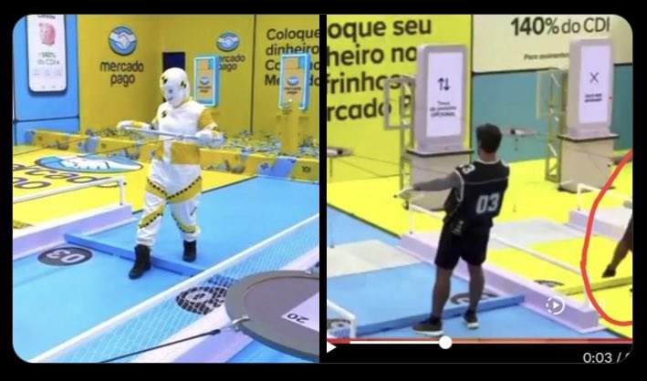 JuniorImer's tweet photo. @MercadoPagoBR @mercadopago @MercadoLivre 

Vão deixar o nome de uma empresa tão séria quanto a de vocês , atrelados a desonestidade em uma prova de resistência ?

Cadê a eliminação da dupla Breno e Boneco.

@bbb que vergonha ! https://t.co/ZG4RmLDaCO