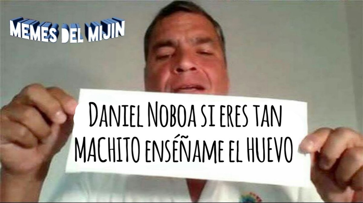 MemesDelMijinOr's tweet photo. Qué Hpta este 4 Pelos 😅😅😅😅 esto ya es acoso 😅😅😅😅😅
#ecuadorlucha https://t.co/QPZ8jXGAvx