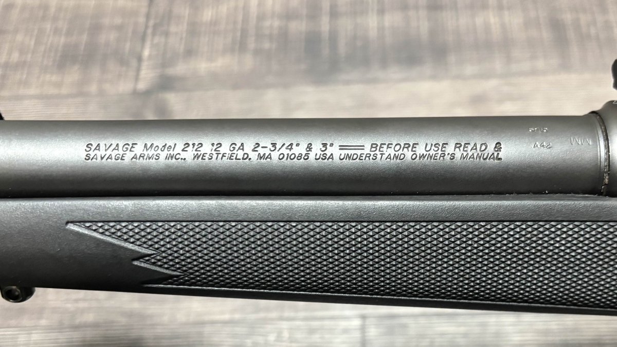 NakanohitoGamin's tweet photo. Savage 212（12 gauge）の無可動実銃のオークションの現在価格は1円です。 https://t.co/utzvWN6X0V