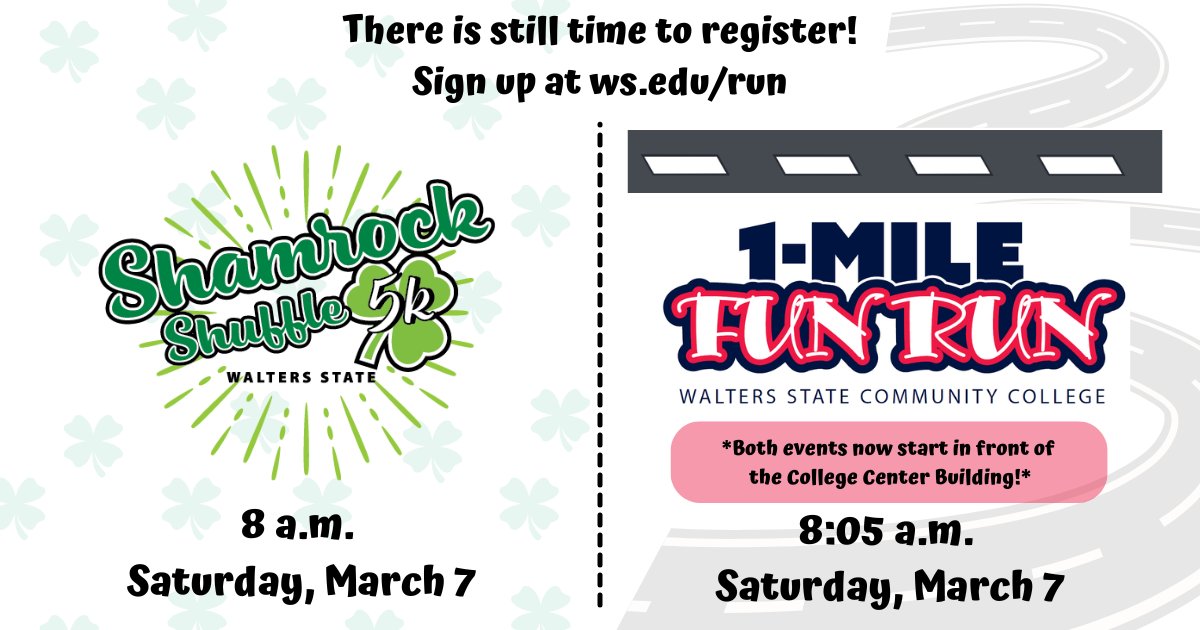 WS_Alumni's tweet photo. Lace up your shoes and start stretching! Our Morristown races are tomorrow morning! And good news - there's still time to sign up if you haven't already! You can register online at https://t.co/Qen2a9U9WO or day of by showing up to our sign in tables in the College Center. https://t.co/M4AgWi6mx1