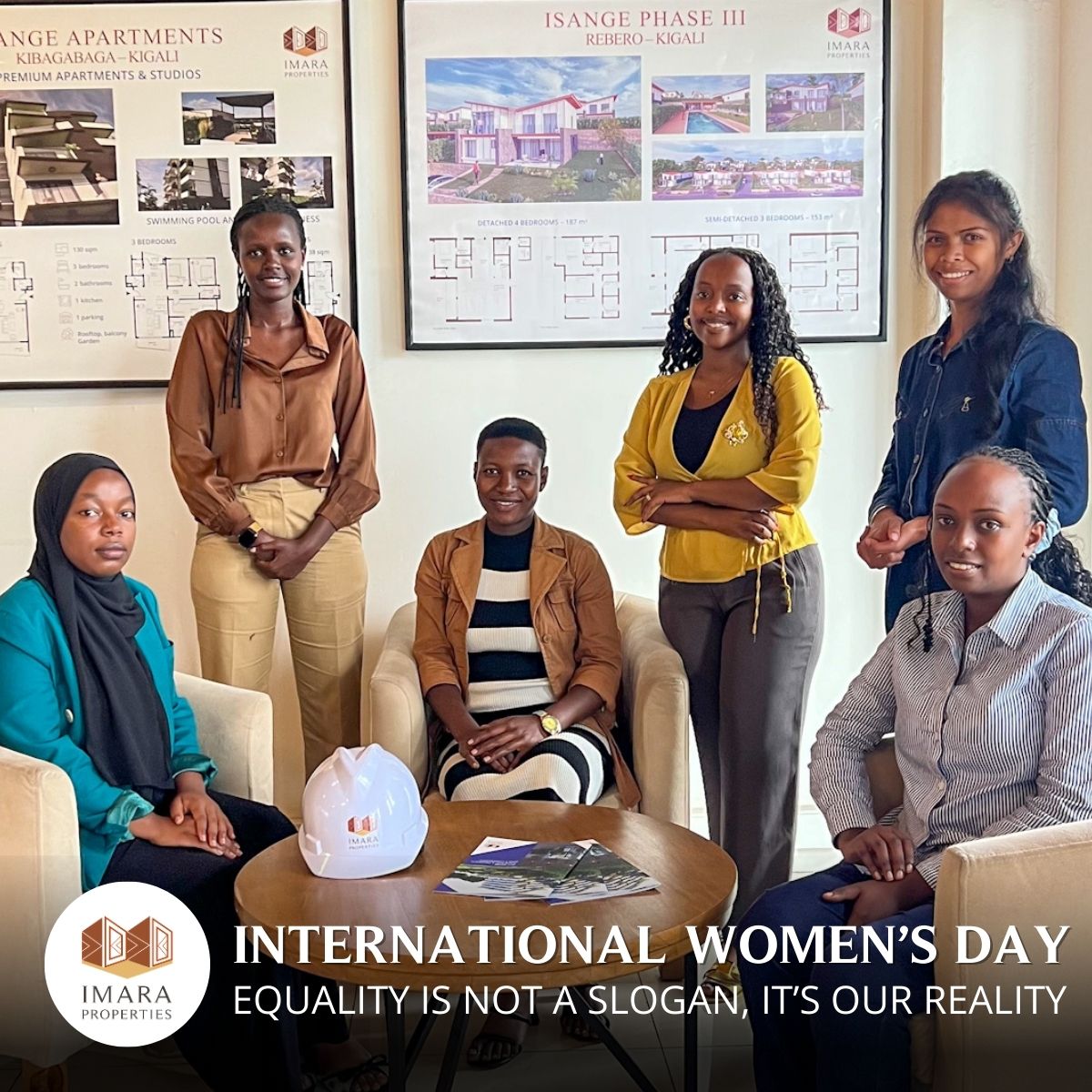 ImaraProperties's tweet photo. On International Women's Day, let's be truly modern and realistic.

Who really cares about flowers and chocolates on March 8th?

What really matters is equality where it actually counts:

💪 Equal pay for equal work.
💪 More women in leadership.
💪 A workplace where women feel strong, respected, and empowered.

At Imara Properties, we don't just celebrate equality — we practice it every single day.
Women make up 50% of our team. Because talent has no gender, and excellence has no label.

Equality starts with salaries and opportunities, not slogans.
And we're certainly not waiting for March 8th to make it happen.

#InternationalWomensDay #Leadership #Equality #WomenInBusiness #WomenInRealEstate #Kigali #Rwanda