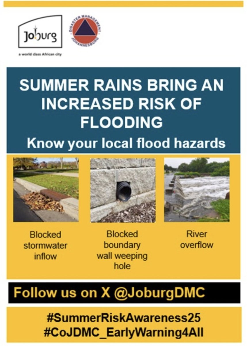 Joburg - Disaster Management Centre tweet media