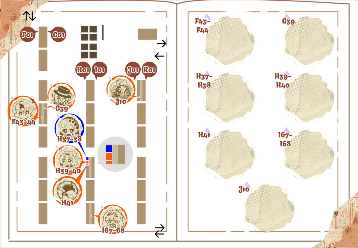 ตัวอย่างใบแสตมป์ประจำวันเสาร์!
มารับใบสะสมแสตมป์ที่บูธ H37-H38 (มีจำกัดแค่ 250 ใบเท่านั้น)
สะสมตัวปั้มให้ครบทุกบูธแล้วกลับมารับสิทธิ์สุ่มรางวัลได้ที่บูธ H37-H38 อีกครั้ง!

รางวัลใหญ่จะคละสุ่มไว้ทุกวงล้อ เพราะงั้นหายห่วงง รางวัลจะกระจายตามวงล้อแต่ละวงจนกว่าใบสะสมแสตมป์จะหมดเลยนะะ