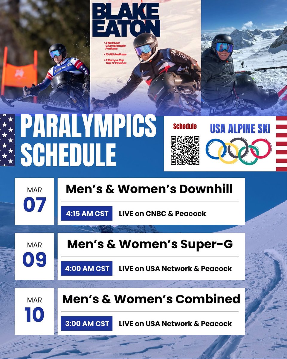 HendyFoundation's tweet photo. Alright hockey family… it’s go time. 🇺🇸
Paralympics Opening Ceremonies kick off today and we’ve got THREE hometown athletes repping Team USA. Check the schedule, tune in, and follow our stories — we’ll be sharing updates, highlights, and plenty of proud moments along the way. https://t.co/TXUazQBeuC