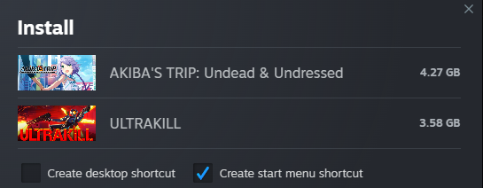 PhiluuSnow's tweet photo. @WinterFr0stByte @BiniIrl The post from OP is a meme.
You can multi-select games in steam and with right-click -> "Install selected" queue multiple games to install. https://t.co/4ZqYP37iXp