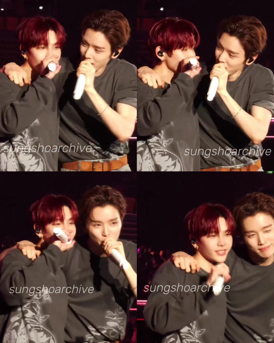 sungtaro during one kiss 😘