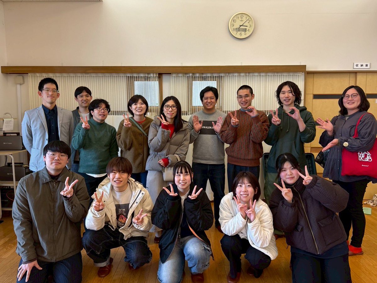 kwyn0313's tweet photo. 3/1 DonabeNet滝沢

岩手県立大学生ボランティアセンターの「DonabeNet」が約7年ぶりに復活。
学生は「名前だけ知ってる」状態からスタートでしたが、OBOGや地域の協力で開催できました。

ふりかえりでは「日常的に地域と関わる場が必要では？」という声もあがり、とても嬉しい気持ちになりました。 https://t.co/F2vGCGz8aQ