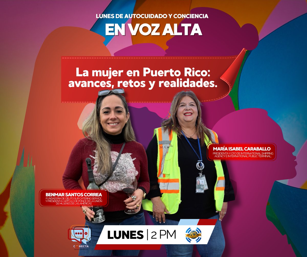 ConectaPR's tweet photo. Conversamos sobre avances, retos y realidades de la mujer en Puerto Rico.

#ConectaPuertoRico https://t.co/K5AGTs11A0