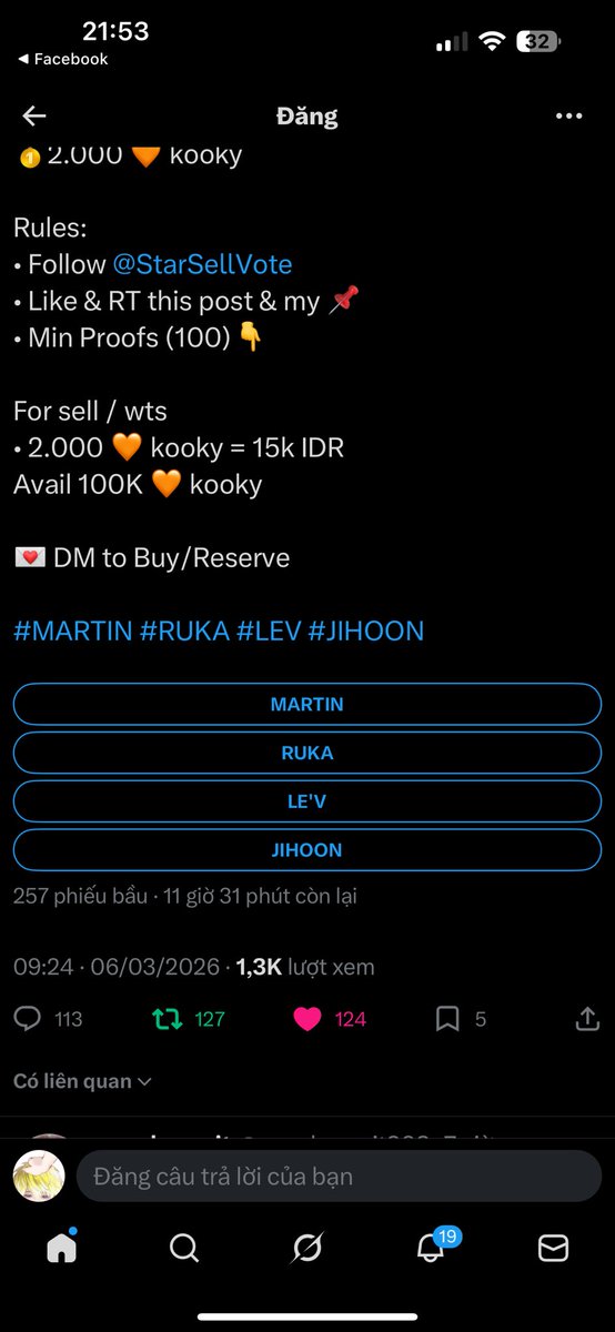 twiki3_'s tweet photo. @StarSellVote FOR #MARTIN https://t.co/6rSKSYcoCB