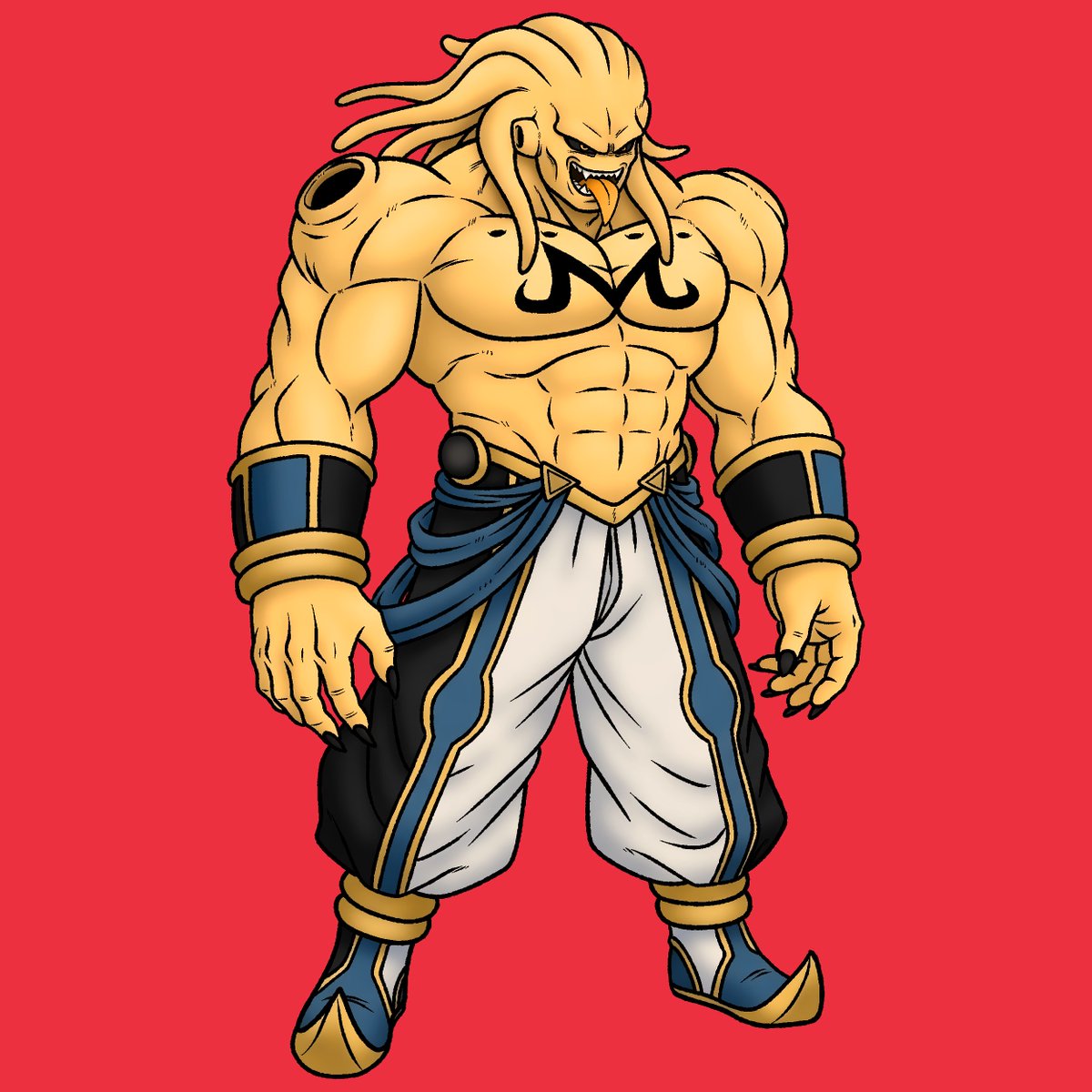 Dragon Ball OC 
Majin Mojo 👅
#DragonBall #OC