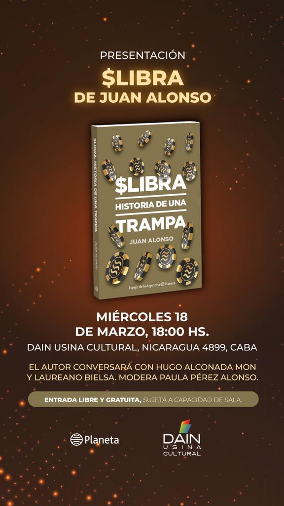 jotaalonso's tweet photo. Nota completa que realizamos hoy con Roberto Caballero y todo su equipo en @somosradioam530. El tema? Mi libro "$LIBRA historia de una trampa", editado por @PlanetaLibrosAr. Javier Gerardo Milei hizo trampa y no puede justificar lo que sucedió con $LIBRA.
https://t.co/zZuMdkUyKY https://t.co/28BVJ7ZQgj