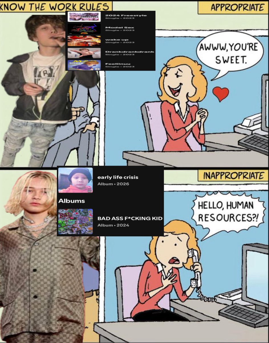 flxxsome's tweet photo. 2 trashass albums https://t.co/770VMP0EfP