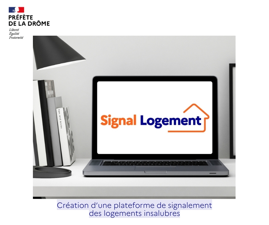 Image de Préfète de la Drôme - 🏠 Nouveau : Lancement de la plateforme Signal Logement !
Un outil simple et gratuit pour s