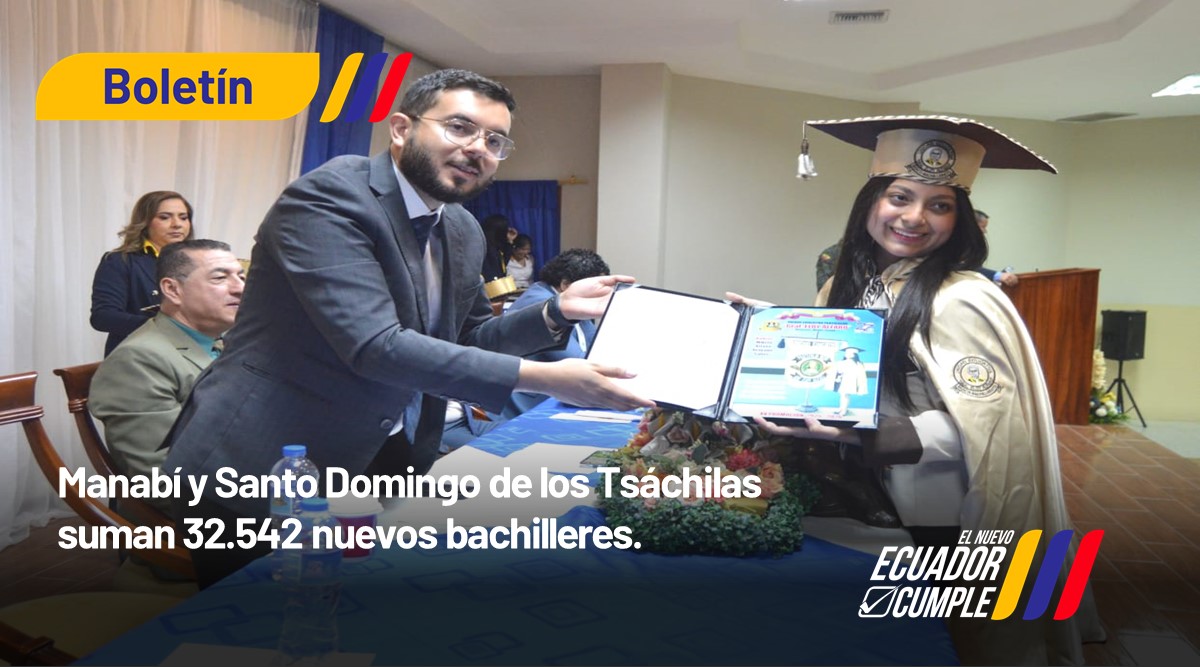 EducacionZ4_Ec's tweet photo. [BOLETÍN] 32.542 estudiantes de Manabí y Santo Domingo de los Tsáchilas se incorporan como Bachilleres de la República.

Las ceremonias se desarrollan en los distintos cantones y distritos hasta el 11 de marzo. 🧑‍🎓

Más detalles ➡️ https://t.co/ckyZTAVqMz

#ElNuevoEcuador 🇪🇨 https://t.co/ULawue2VDI