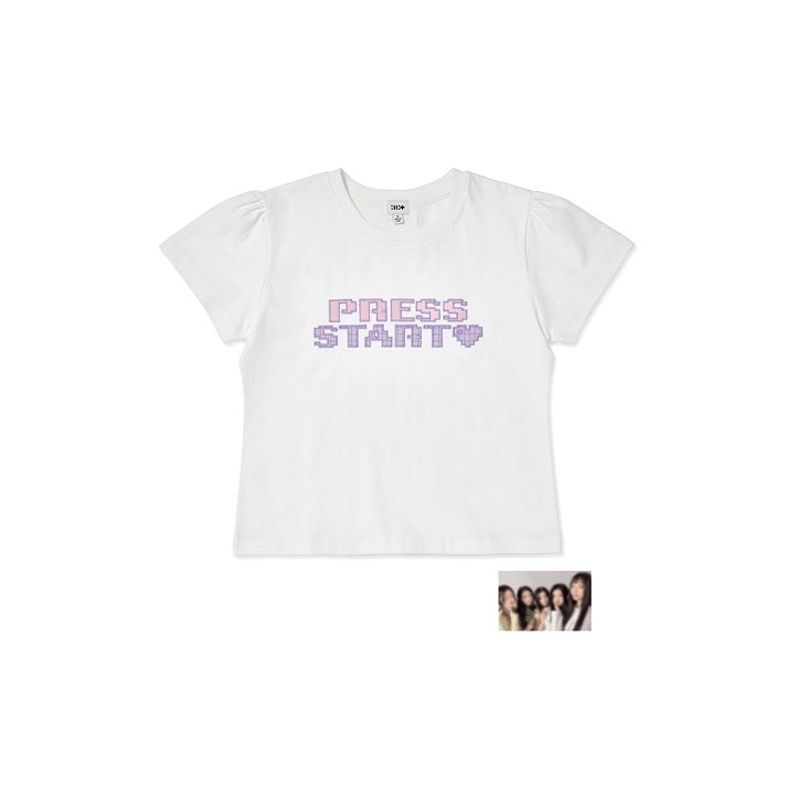 🎮👾ILLIT LIVE 'PRESS START♥︎︎︎' OFFICIAL MD 9. Crop T-Shirt