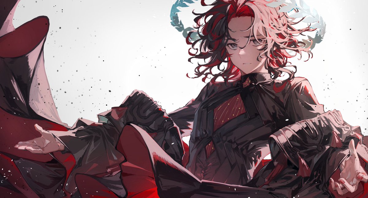 AIiro3_2525's tweet photo. #FGO 
ダンテさんPUなので再掲（一枚はモリダン） https://t.co/VbUxWFIuic