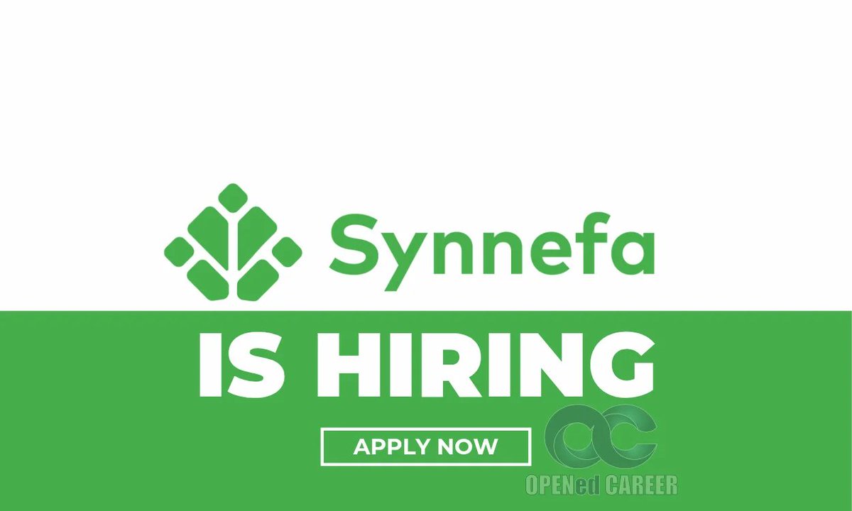 OpenedCareer's tweet photo. Field Operations Engineer Opportunity

Synnefa is hiring a Field Operations Engineer to support operations and deployments across East and West Africa.

◇ Monthly Gross Salary: KES 75,000–90,000
◇ Education Level: Bachelor’s Degree
◇Experience Required: At least 3 Years
◇Location: Nairobi (with travel to Kenya, Uganda & Ghana)

Apply: https://t.co/h2Q0KUMZti

#JobsInKenya #EngineeringJobs #NairobiJobs #TechJobs #CareerOpportunities