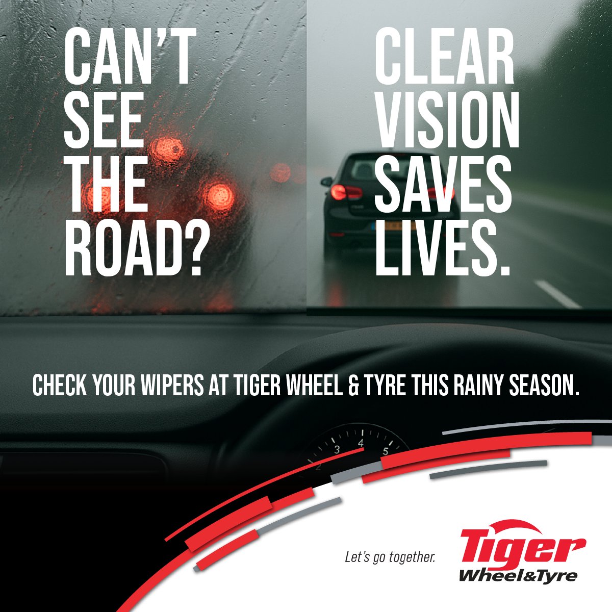 TigerWheelnTyre's tweet image. Solid wipers = clearer drives.
So, just like your toothbrush... here’s your reminder to change those wipers. 👀

Get yours fitted: twt.co.za/bosch-wiper-bl…

#TigerWheelnTyre #LetsGoTogether #Wipers #WetWeatherDriving
