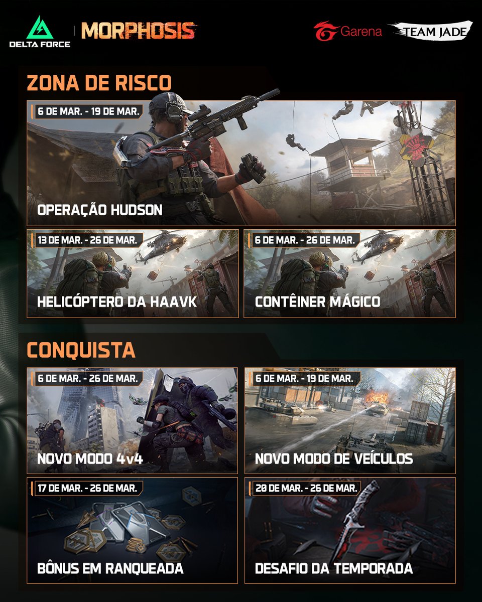 Garena Delta Force Brasil tweet media