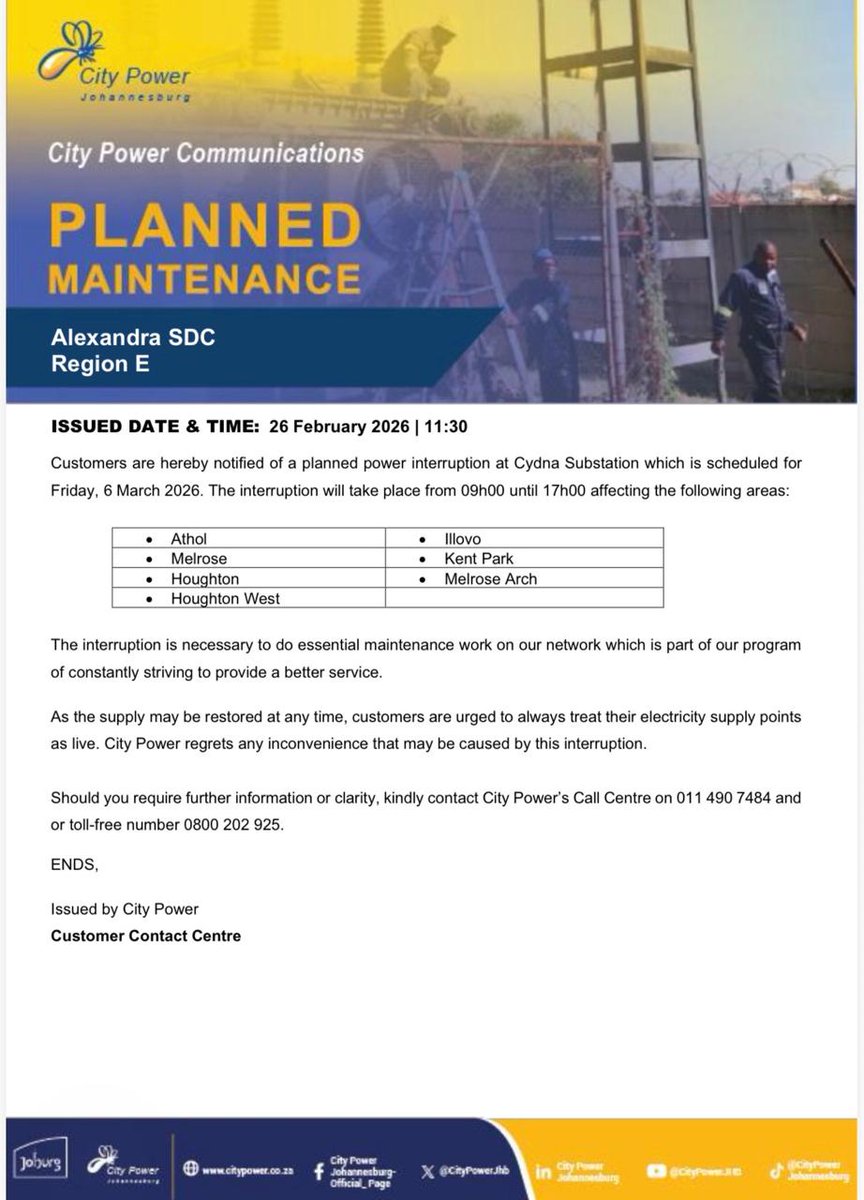 @CityPowerJhb tweet media