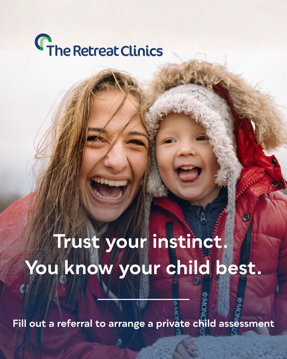 If your child is finding things harder than expected, you may be considering whether an autism or ADHD assessment could provide clarity.

Complete a referral to arrange a private child assessment:
theretreatclinics.org.uk/self-referral-…

#AutismAssessment #PrivateADHDUK #ChildPsychology