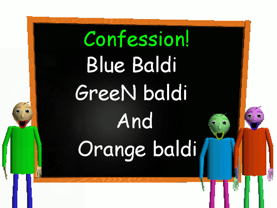 Baldi's Basics Confessions! tweet media