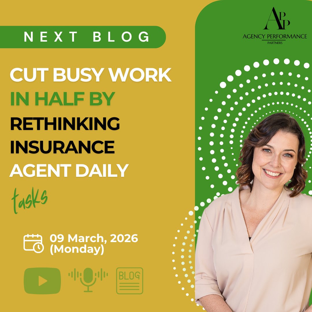 Appsinsurance's tweet image. ⏰ Big News! Our Blog Launches 03.09.26! 🚀

💼 Cut Busywork in Half by Rethinking Insurance Agent Daily Tasks

Is your team spending too much time on repetitive tasks instead of selling, advising, and building client relationships? 

#InsuranceAgency #AgencyPerformancePartners