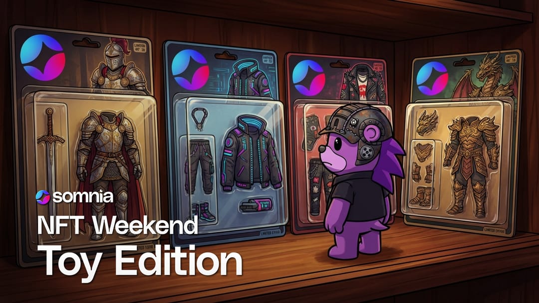 SomniaEco's tweet photo. This weekend, turn your PFP into a collectible toy version of itself. Plush, vinyl figure, wind-up toy, or action figure. Redesign your character like a limited-edition release.

Mint via @NFTs2Me and bring your toy version onchain. https://t.co/Qn19OUhmKX
