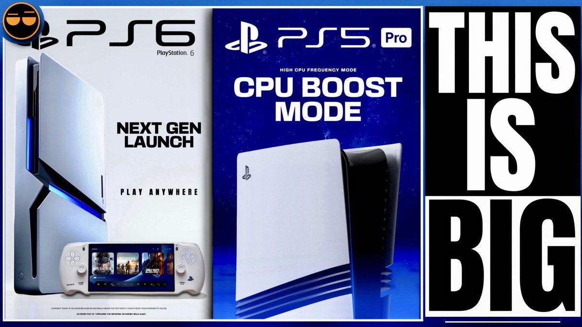 PS5 Pro CPU boost mode news and PS6 and PS6 handheld launch time, and the next generation of Xbox ! 

Check this one out : youtu.be/qJbmMepV-Oo?si…

- playstation | ps5 pro | ps5Themes