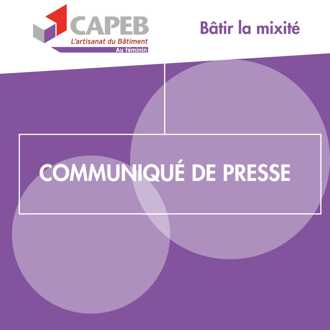 🟣💪 À l’occasion de la Journée internationale des droits des femmes, la CAPEB rappelle que la santé des femmes cheffes d’entreprise et conjointes est un levier essentiel pour accélérer la mixité dans l’artisanat du bâtiment.
Alors que le secteur doit relever des défis majeurs,