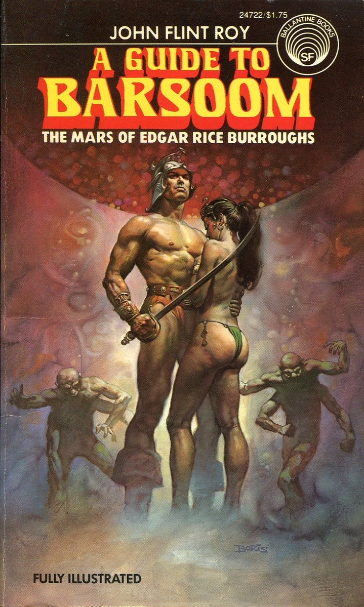 "A Guide to Barsoom" by John Flint Roy (1976)
Cover by Boris Vallejo
#FantasyArt