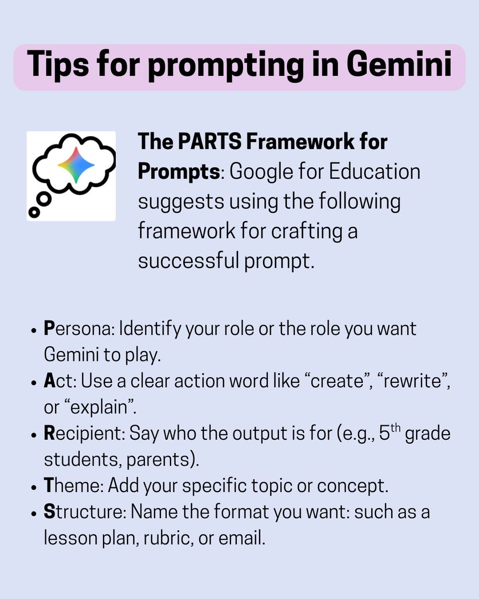 Creating the right prompt makes all the difference when working with generative AI. But sometimes it's hard to know how to craft the right prompt. Here are some tips!