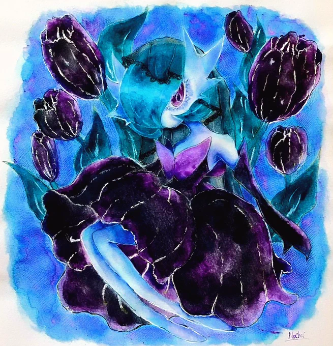 ーー忘却 #サーナイトの日 #ポケモンイラスト