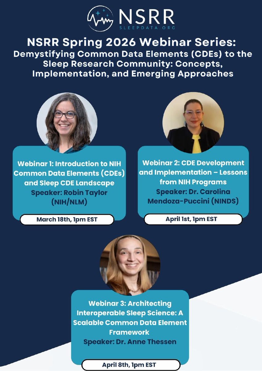 National Sleep Research Resource (SleepData.org) tweet media