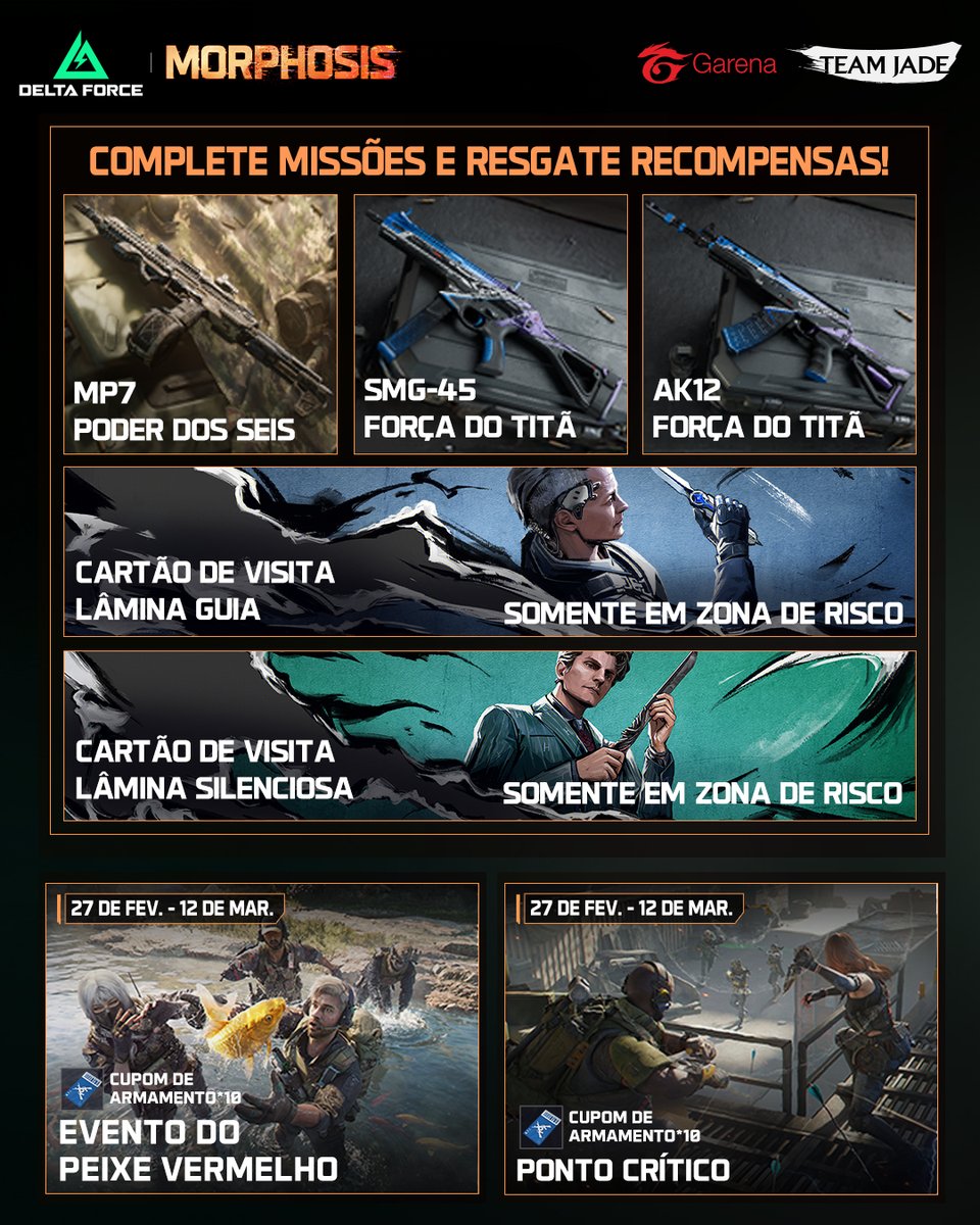 Garena Delta Force Brasil tweet media